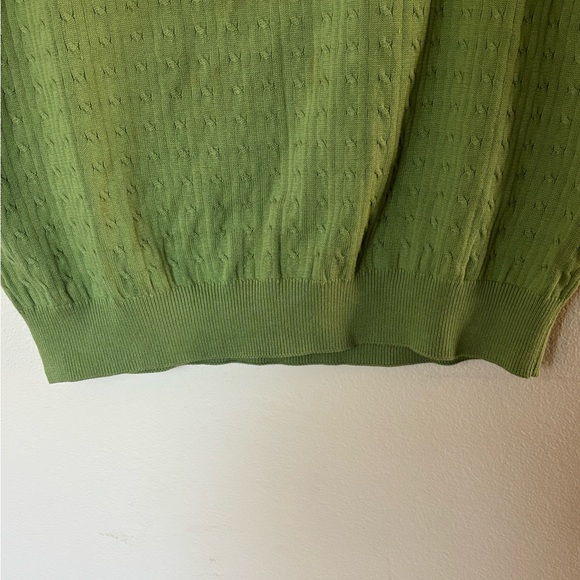 Tommy Hilfiger Light Green V-Neck Sweater Vest - Picture 5 of 5